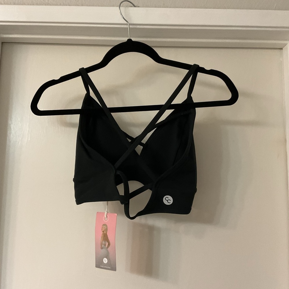 Stacci Atheltics Black Strappy Sports Bra - Picture 3 of 4